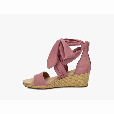 Sandálias UGG Trina Wedge Mulher Rosa | PT-ZSFJY